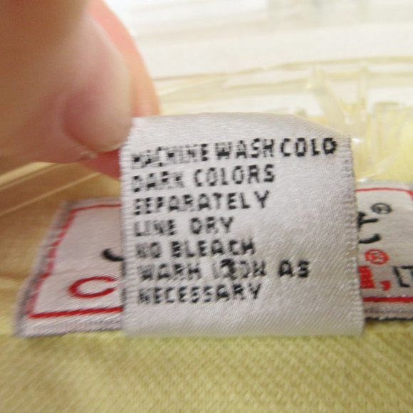 Titleist Butter Yellow Striped Pique Polo Size L Cotton - Picture 6 of 11